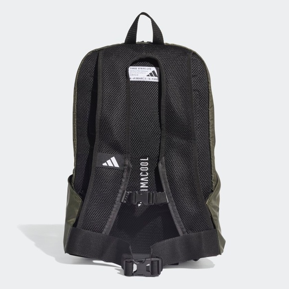 Adidas Parkhood Backpack in Night Cargo & Black - Picture 2 of 7